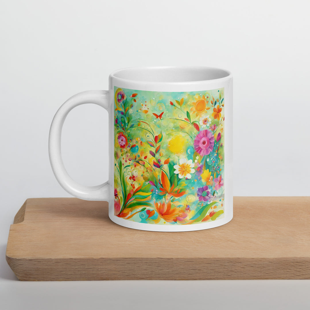 White glossy mug - WhatUWant2Buy