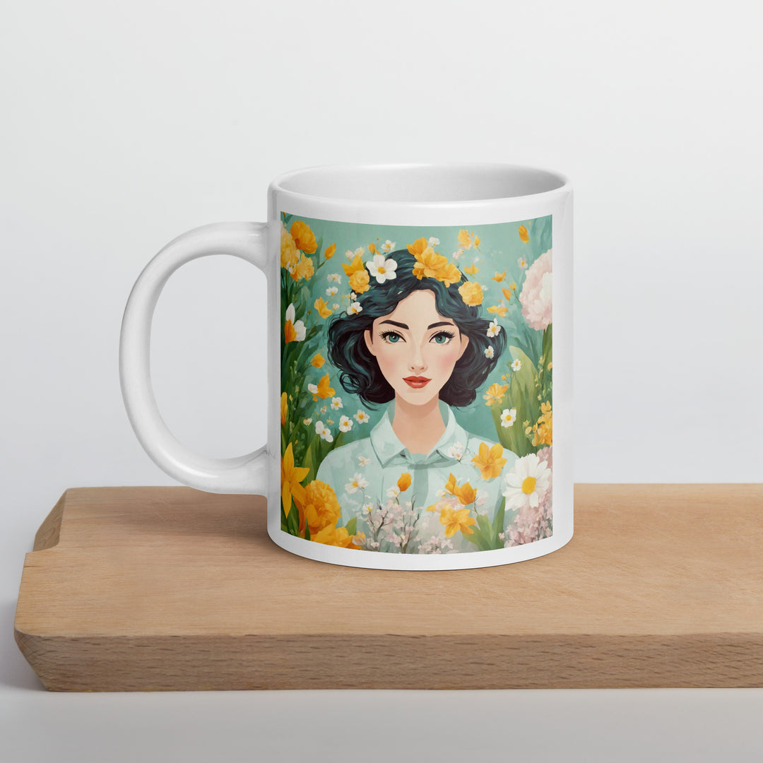White glossy mug - WhatUWant2Buy