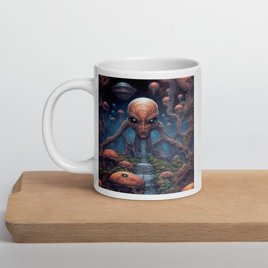 White glossy mug - WhatUWant2Buy