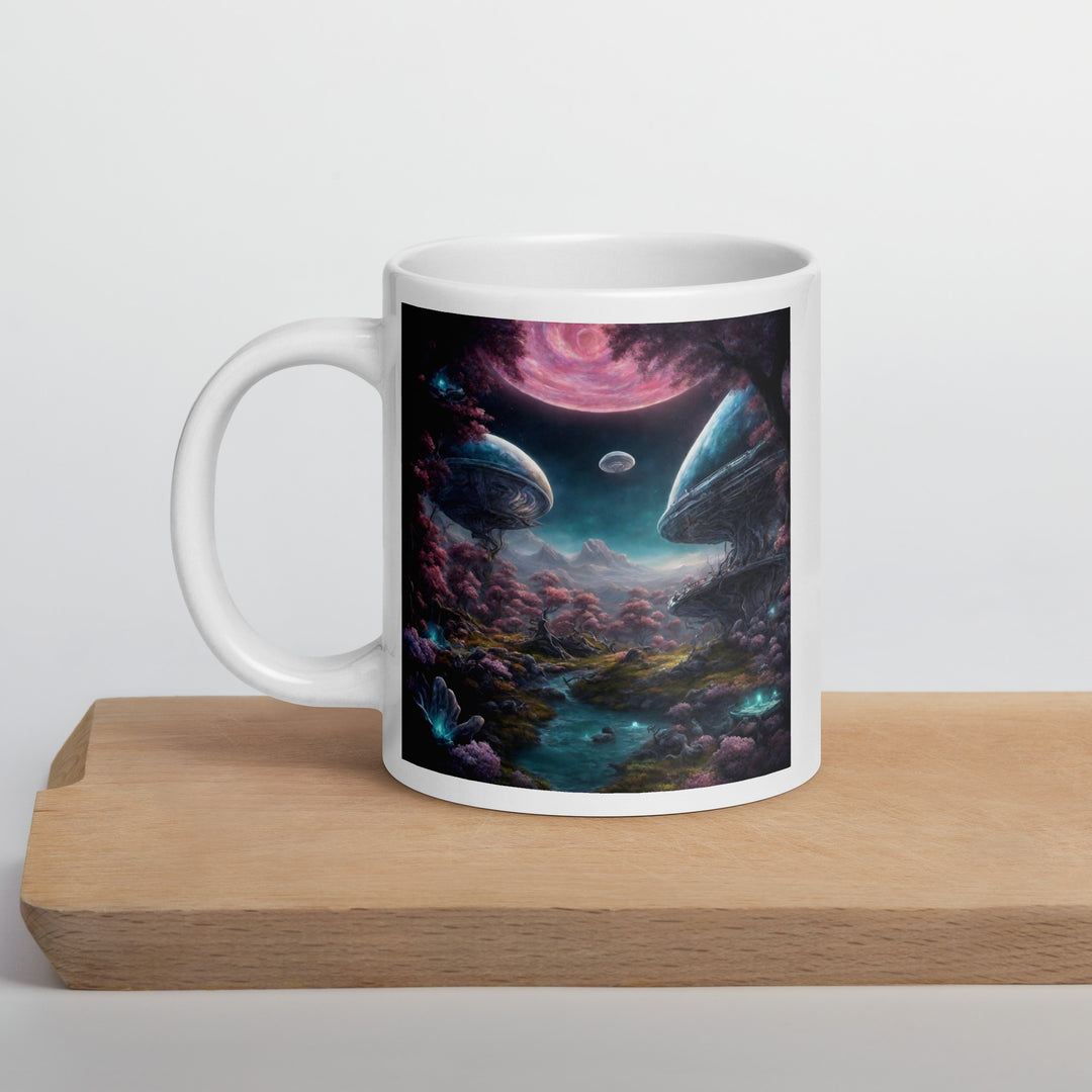 White glossy mug - WhatUWant2Buy