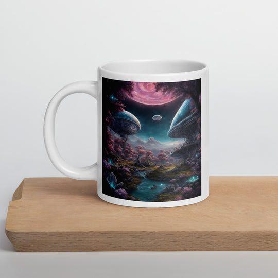 White glossy mug - WhatUWant2Buy