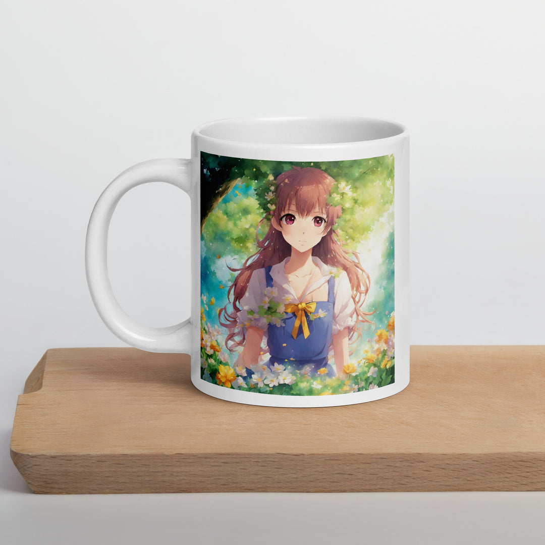 White glossy mug - WhatUWant2Buy