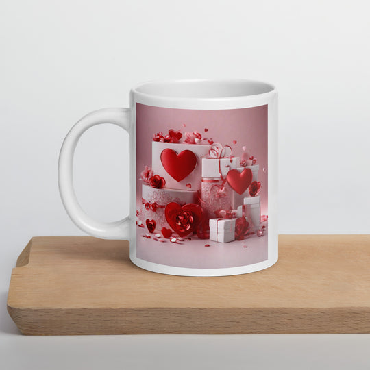 White glossy mug - WhatUWant2Buy