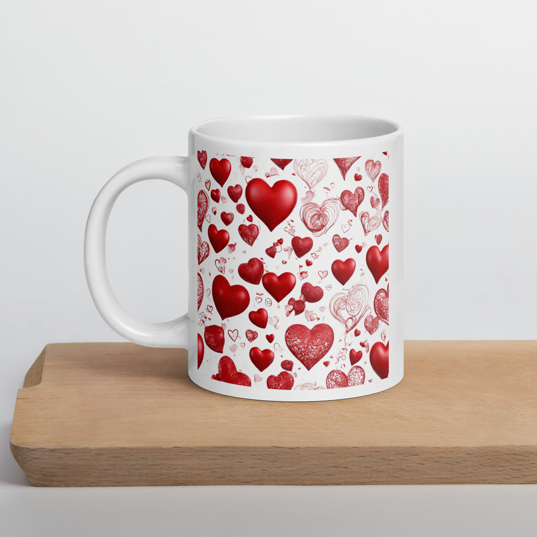 White glossy mug - WhatUWant2Buy