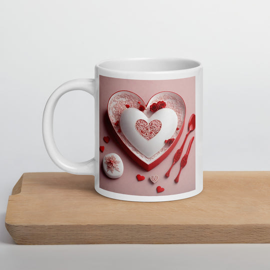 White glossy mug - WhatUWant2Buy