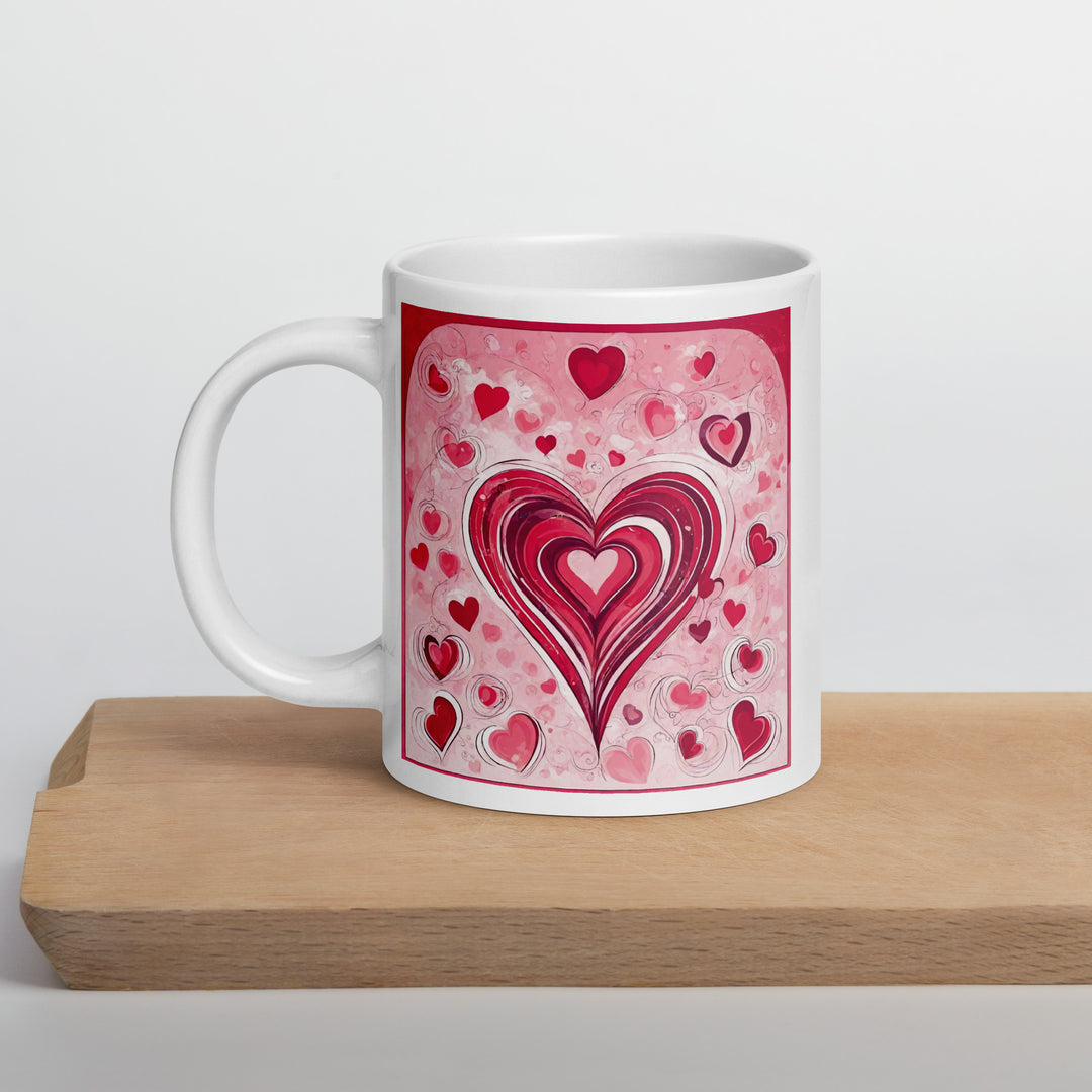 White glossy mug - WhatUWant2Buy