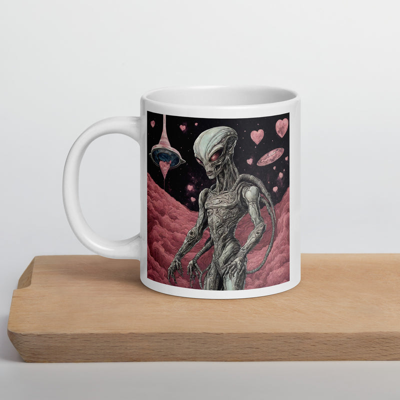 White glossy mug - WhatUWant2Buy