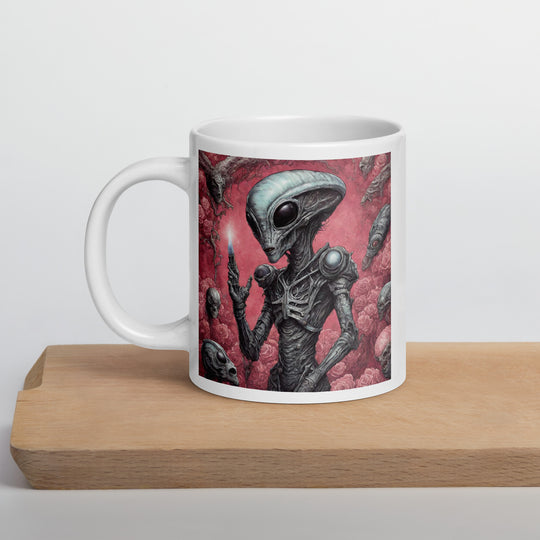 White glossy mug - WhatUWant2Buy