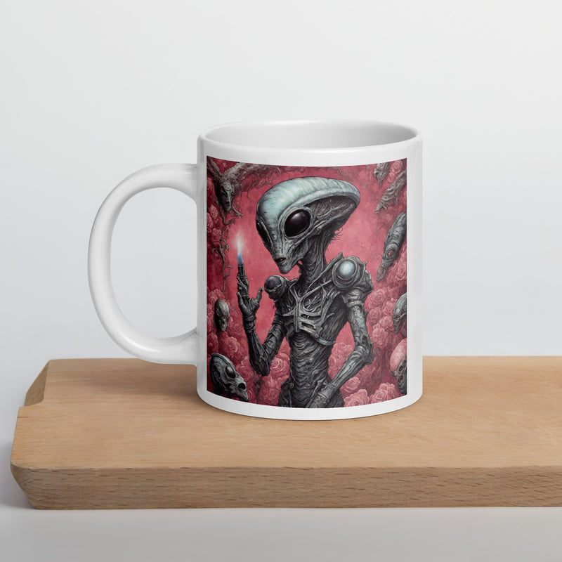 White glossy mug - WhatUWant2Buy