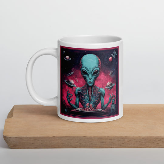 White glossy mug - WhatUWant2Buy