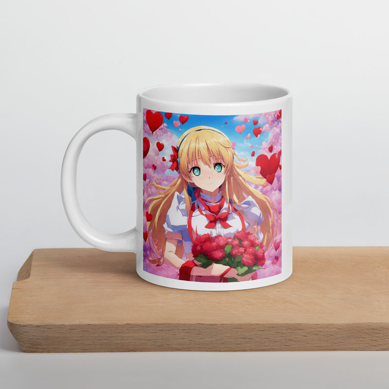 White glossy mug - WhatUWant2Buy