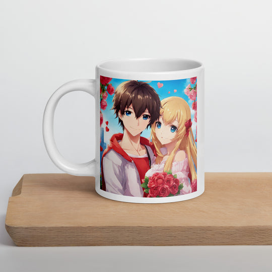 White glossy mug - WhatUWant2Buy