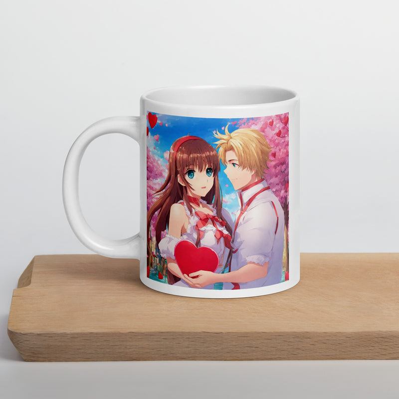 White glossy mug - WhatUWant2Buy