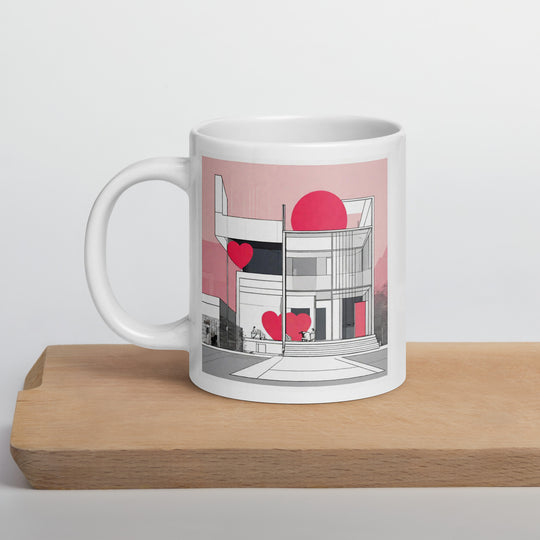 White glossy mug - WhatUWant2Buy