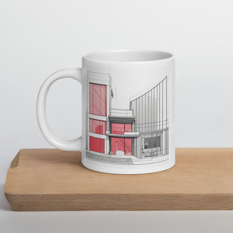 White glossy mug - WhatUWant2Buy