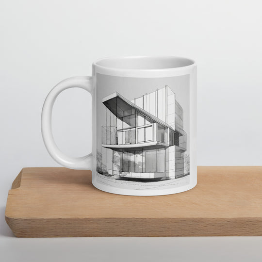 White glossy mug - WhatUWant2Buy
