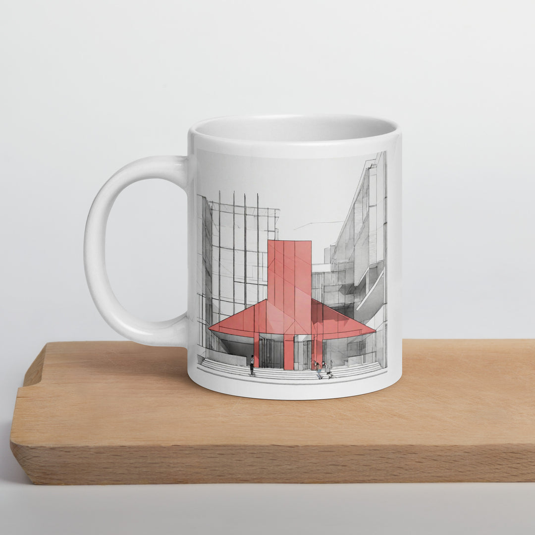 White glossy mug - WhatUWant2Buy