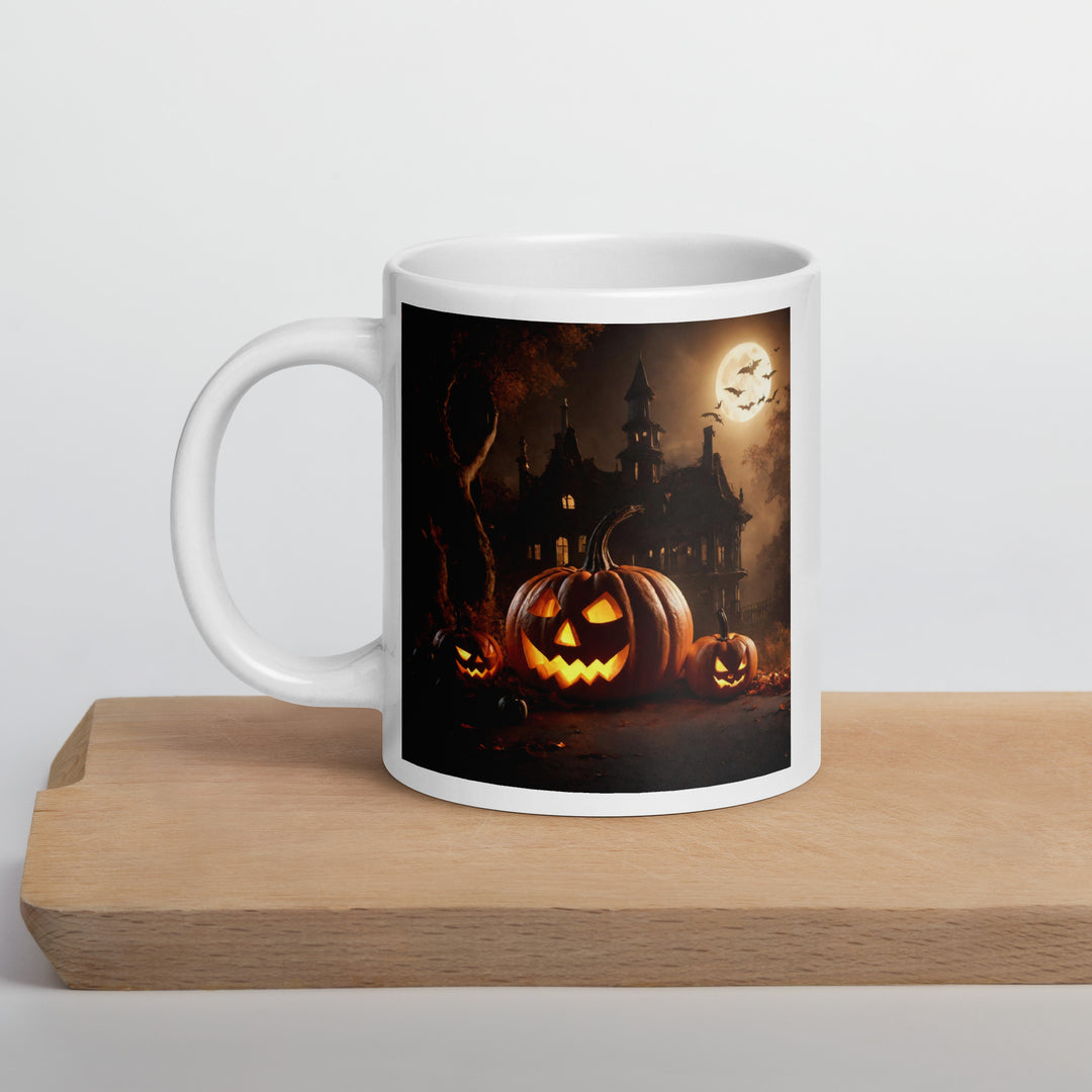 White glossy mug - WhatUWant2Buy