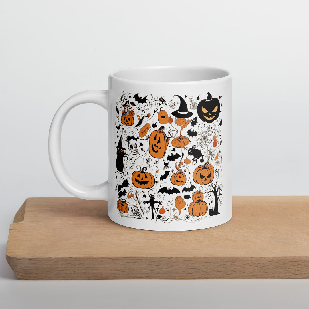 White glossy mug - WhatUWant2Buy