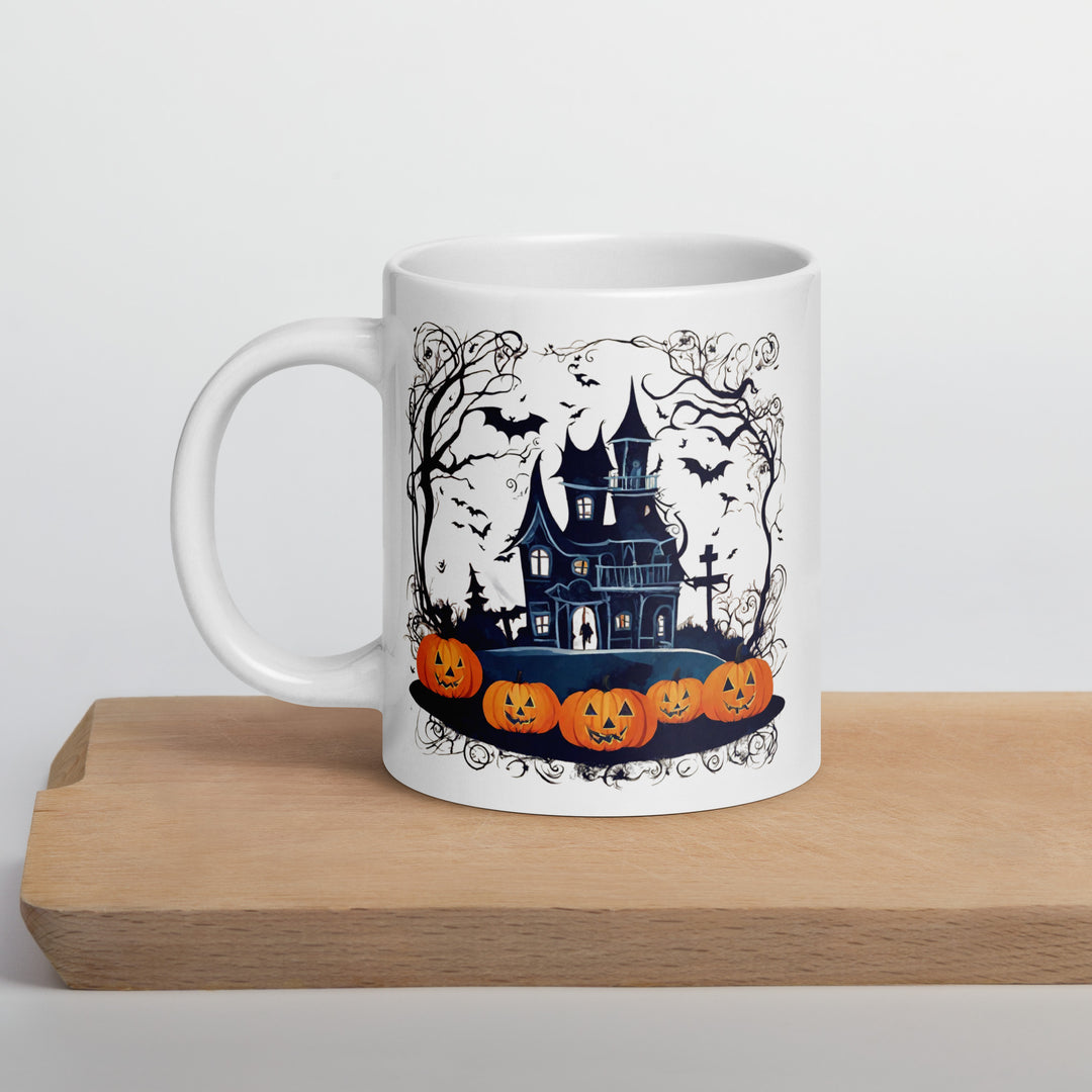 White glossy mug - WhatUWant2Buy