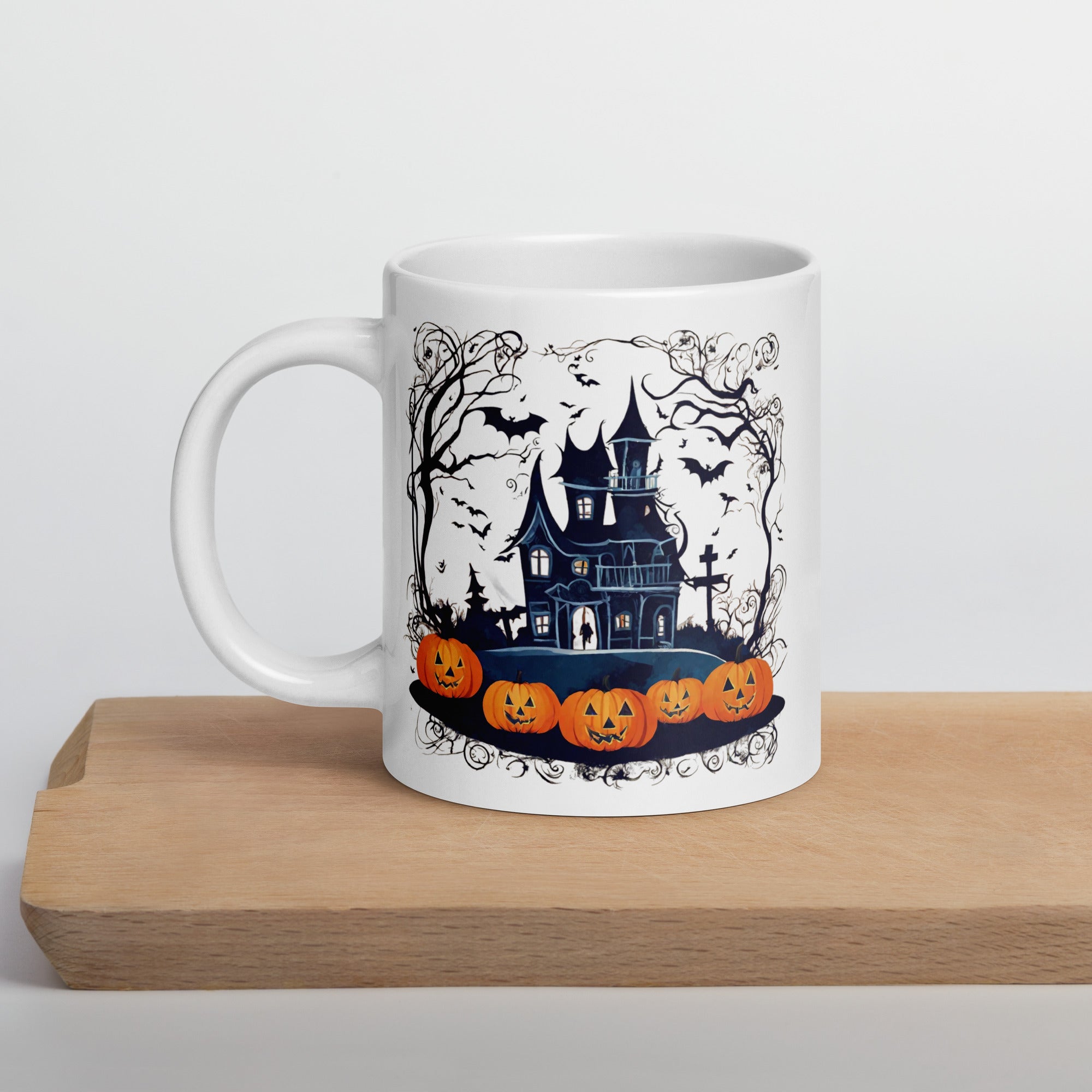 White glossy mug - WhatUWant2Buy