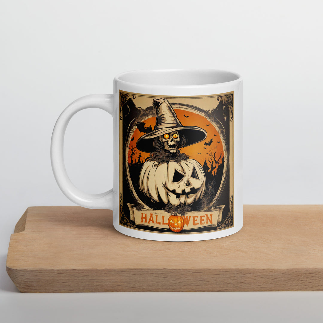 White glossy mug - WhatUWant2Buy