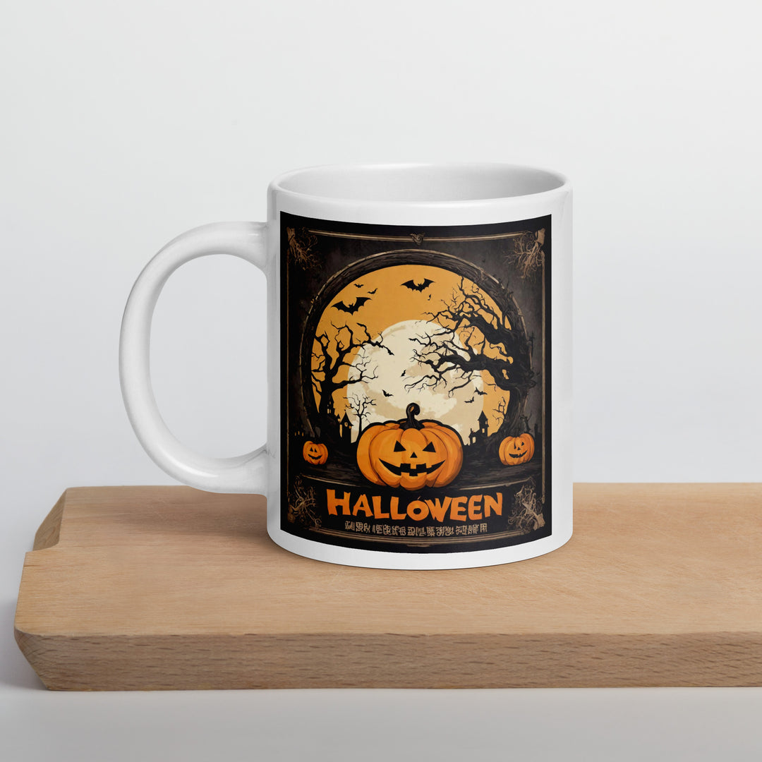 White glossy mug - WhatUWant2Buy