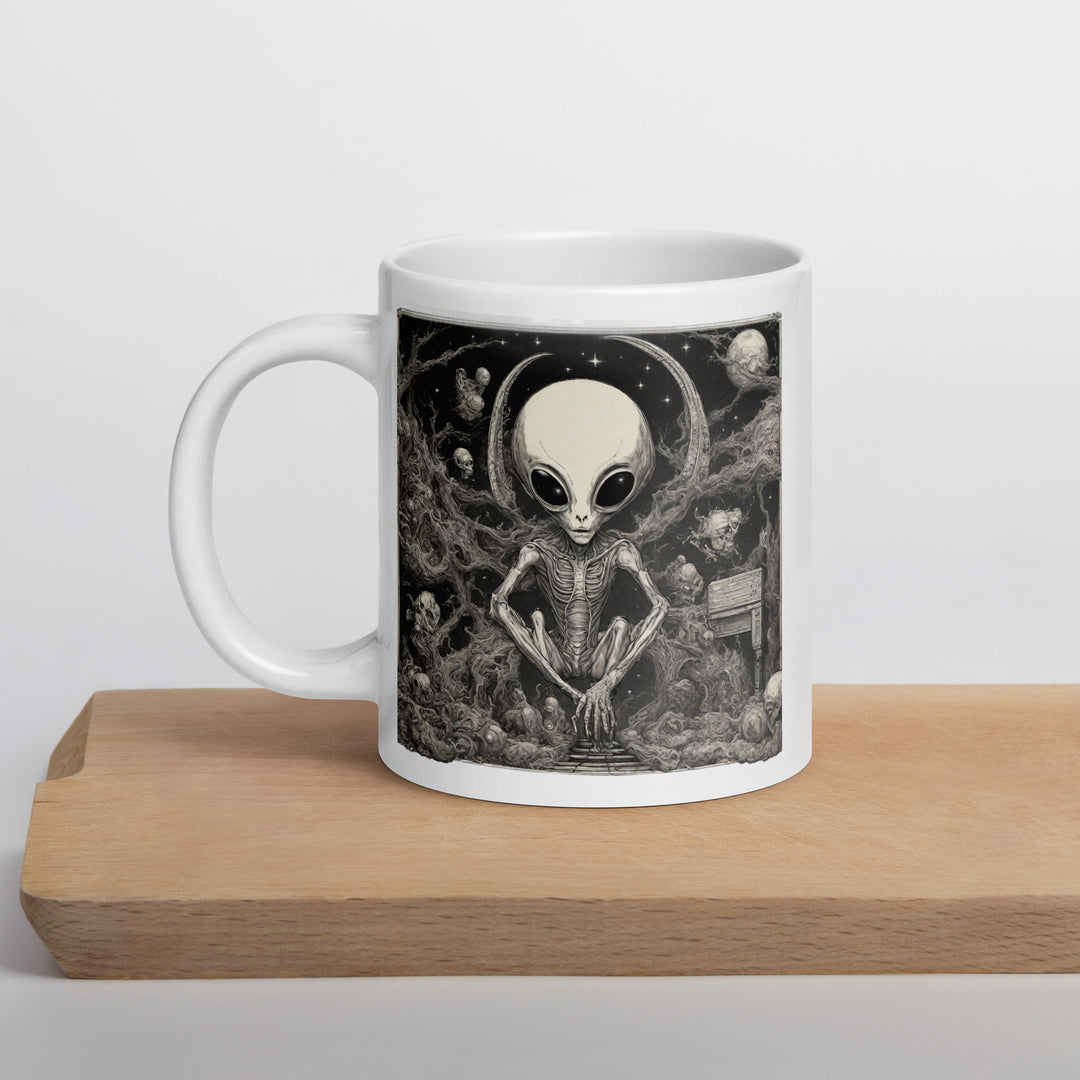 White glossy mug - WhatUWant2Buy