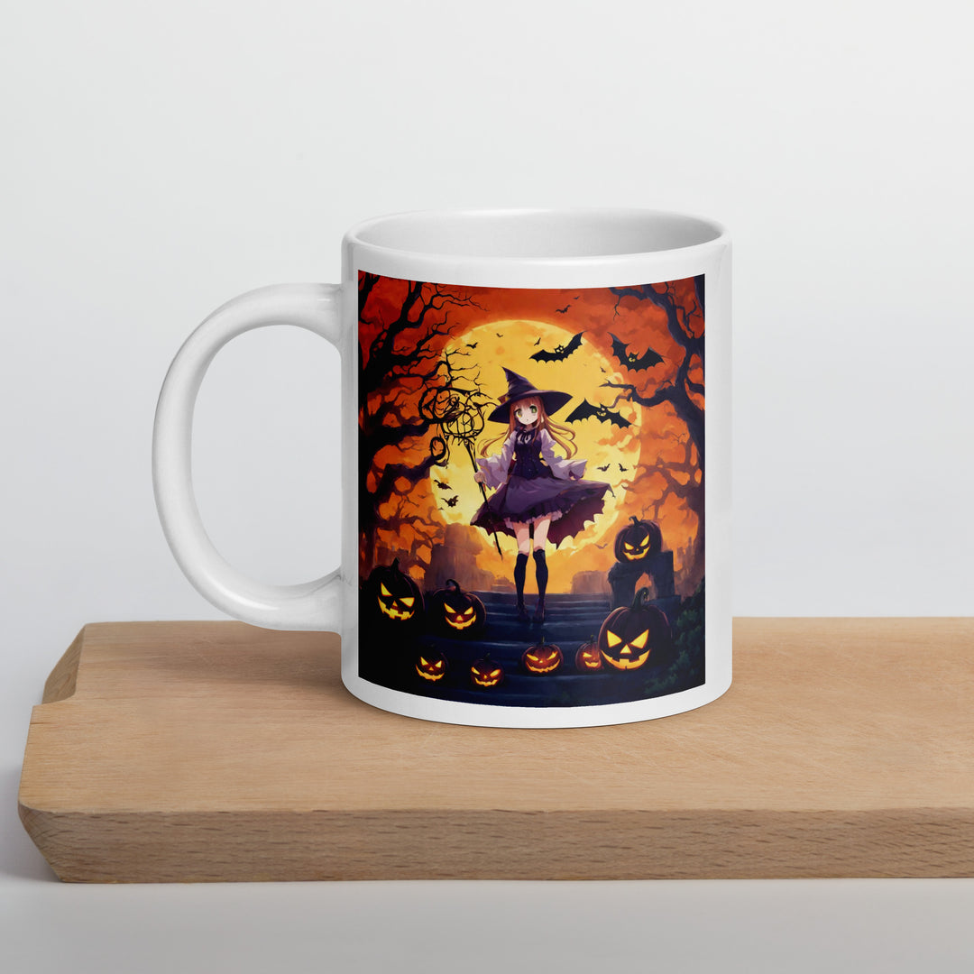 White glossy mug - WhatUWant2Buy