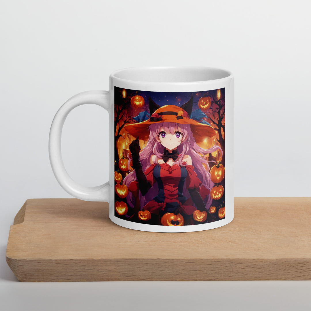 White glossy mug - WhatUWant2Buy