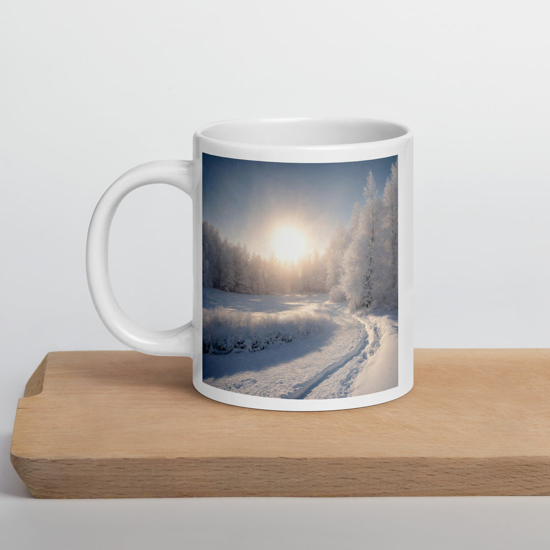 White glossy mug - WhatUWant2Buy