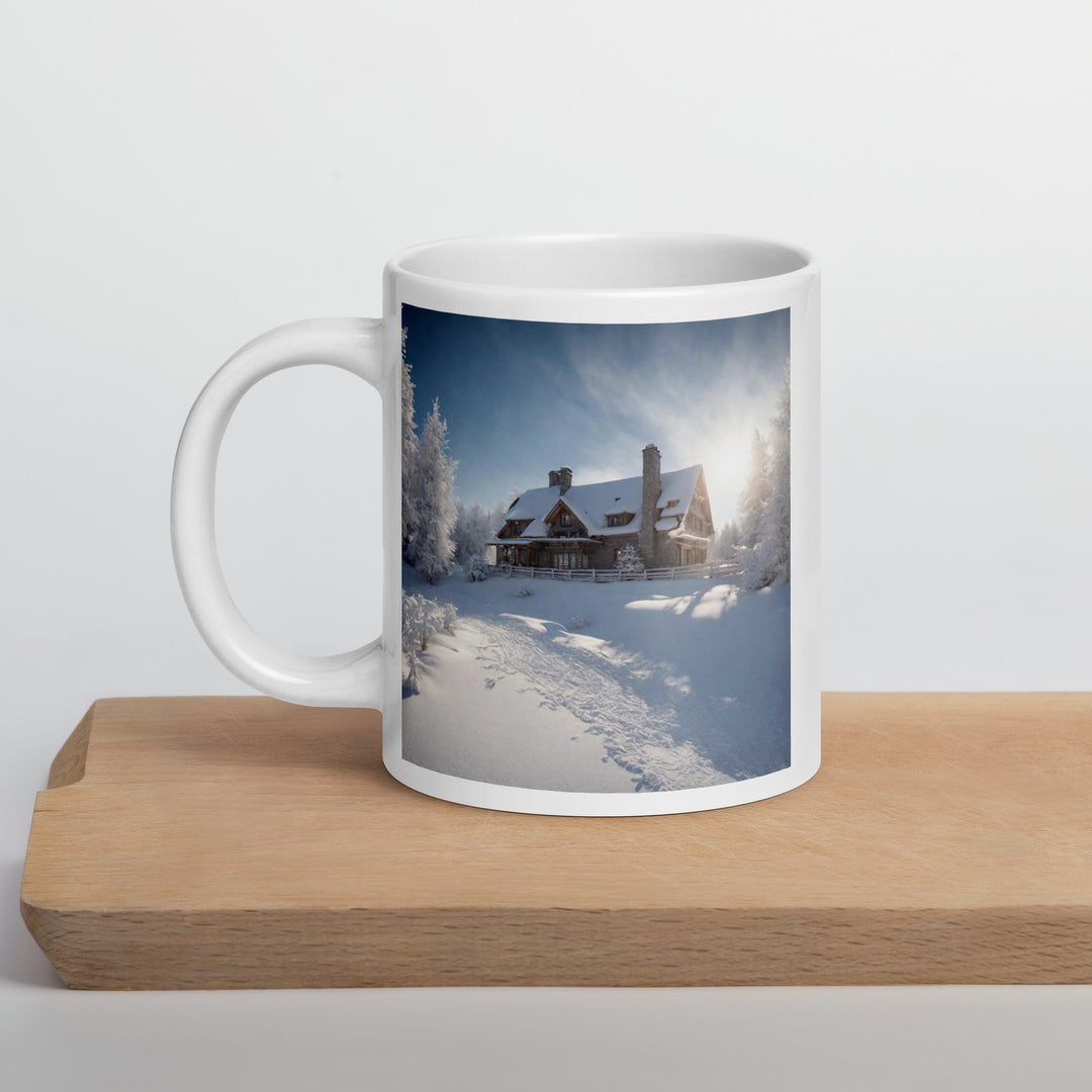 White glossy mug - WhatUWant2Buy