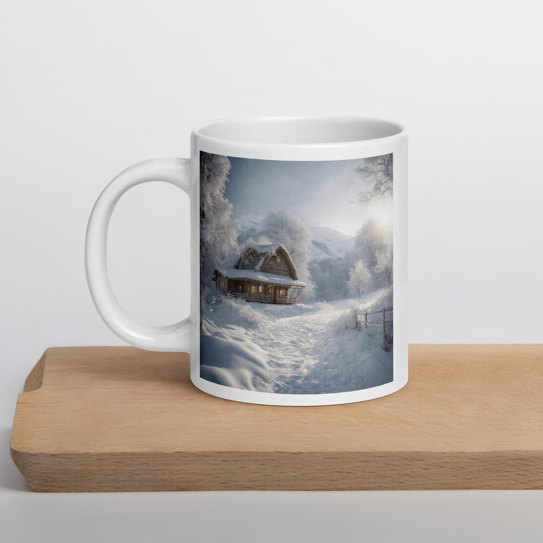 White glossy mug - WhatUWant2Buy