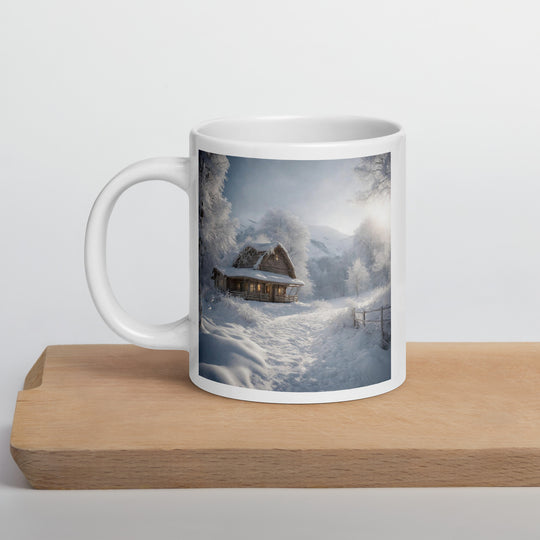 White glossy mug - WhatUWant2Buy