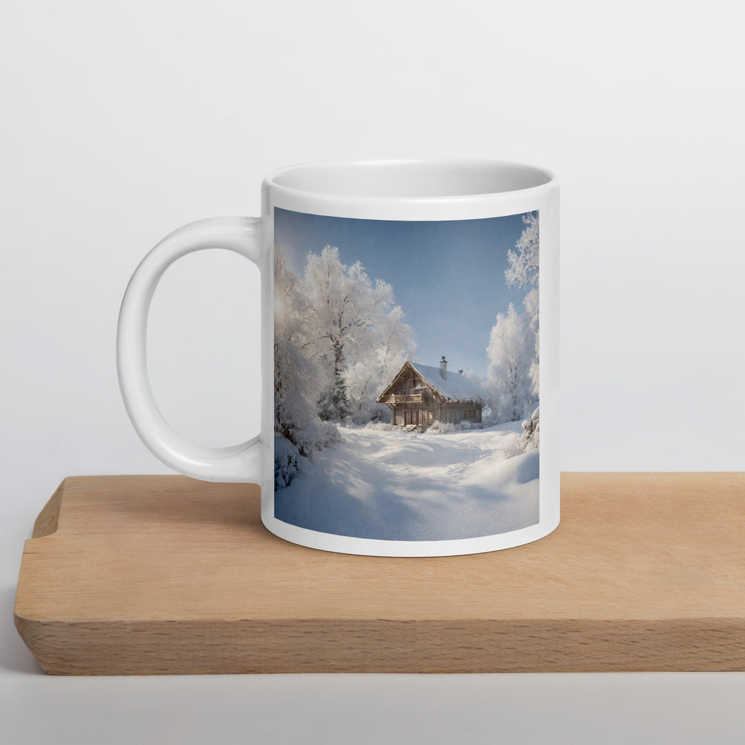 White glossy mug - WhatUWant2Buy