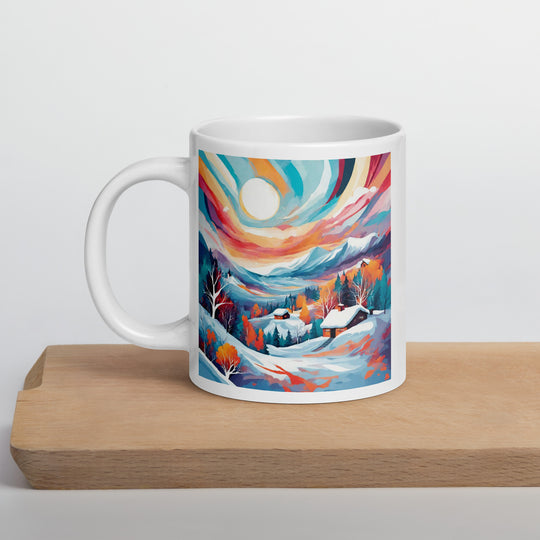 White glossy mug - WhatUWant2Buy