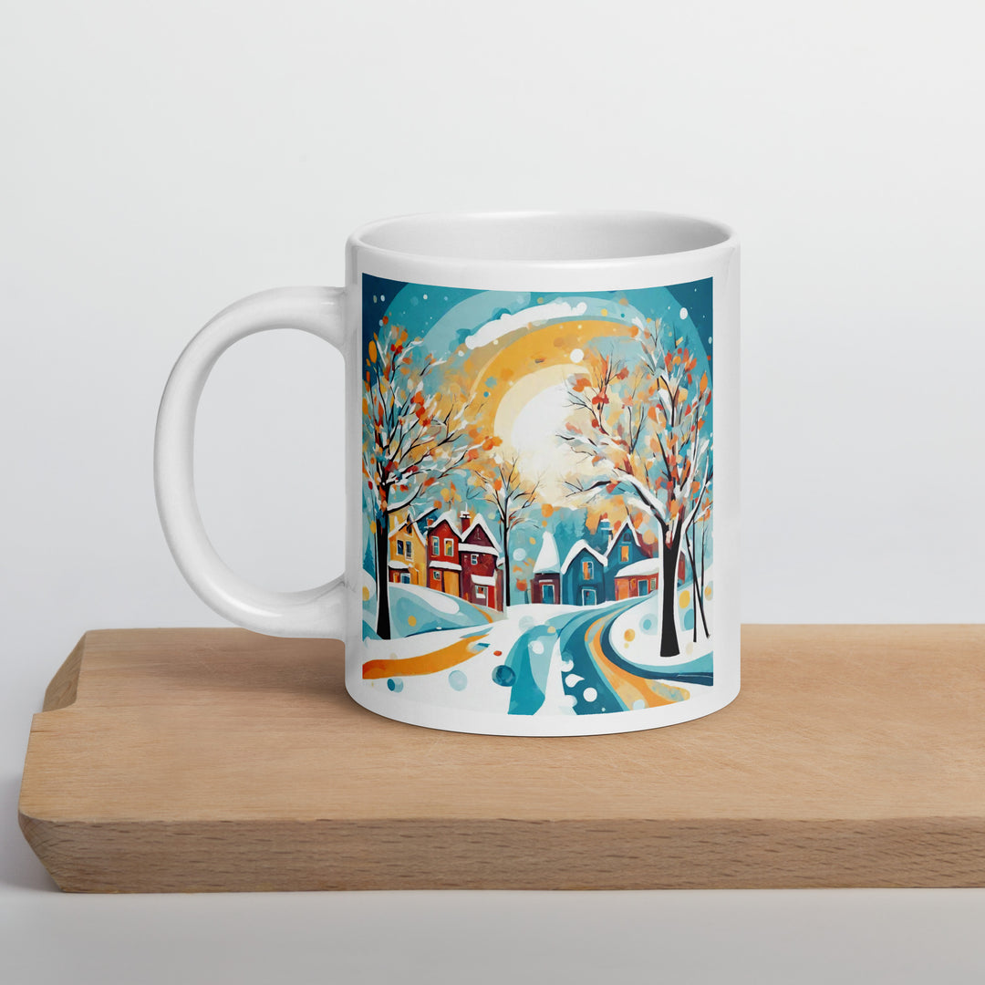 White glossy mug - WhatUWant2Buy
