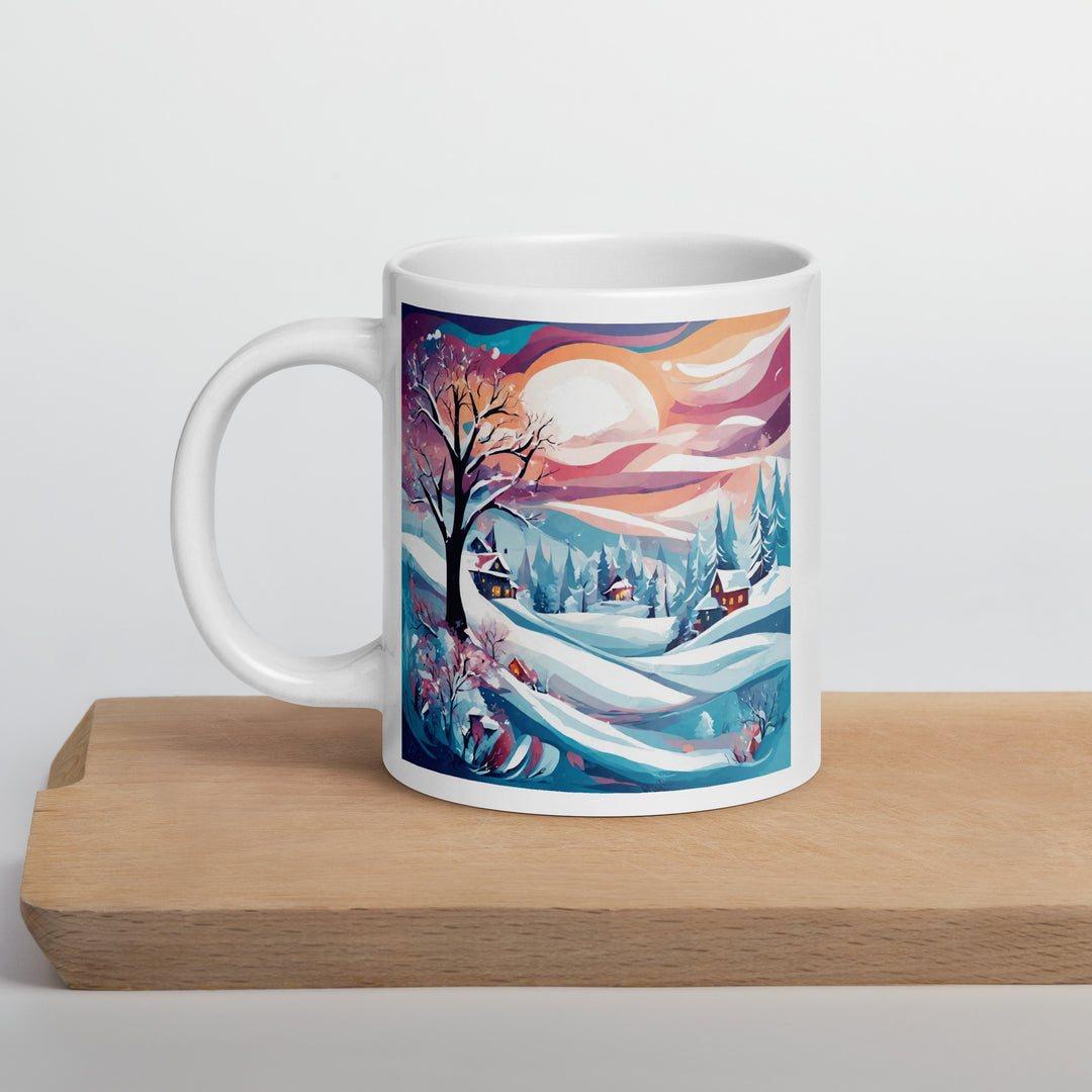 White glossy mug - WhatUWant2Buy