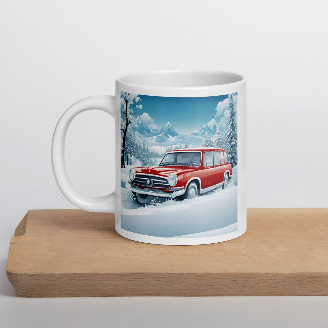 White glossy mug - WhatUWant2Buy