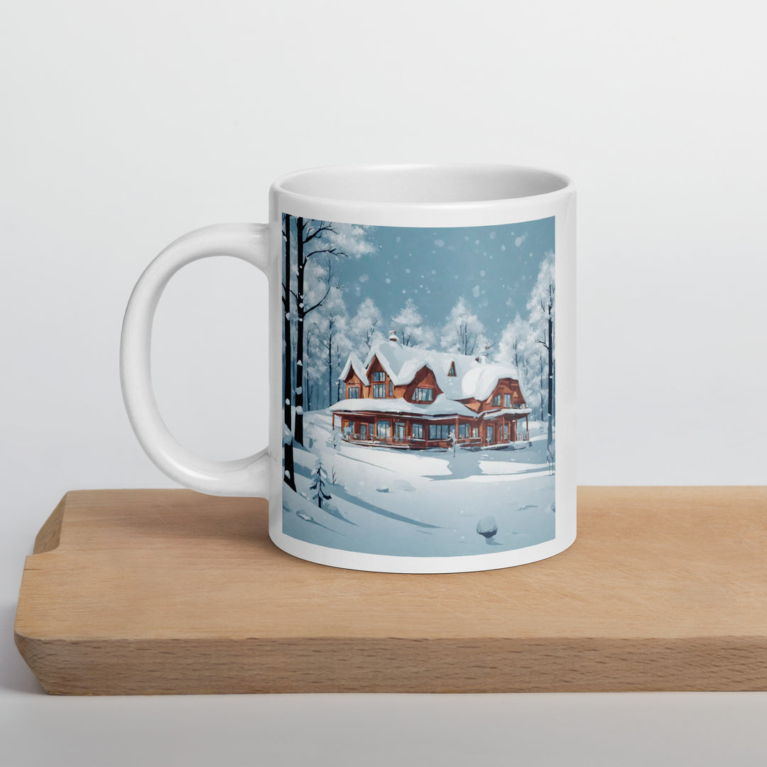 White glossy mug - WhatUWant2Buy