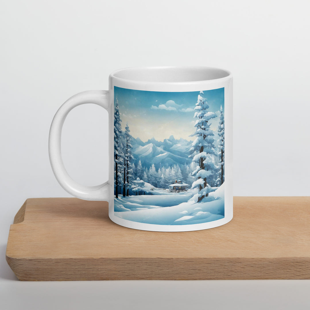 White glossy mug - WhatUWant2Buy