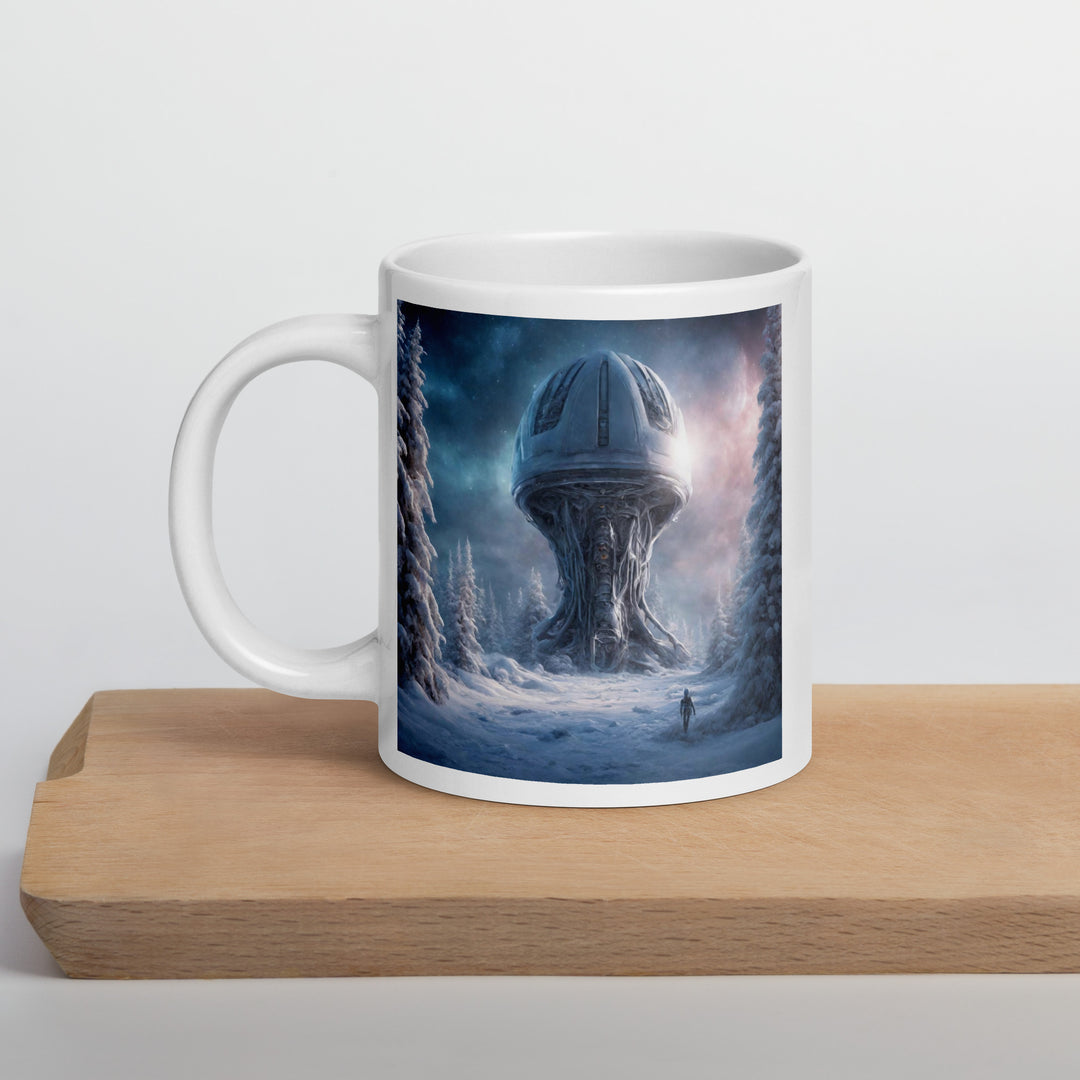 White glossy mug - WhatUWant2Buy