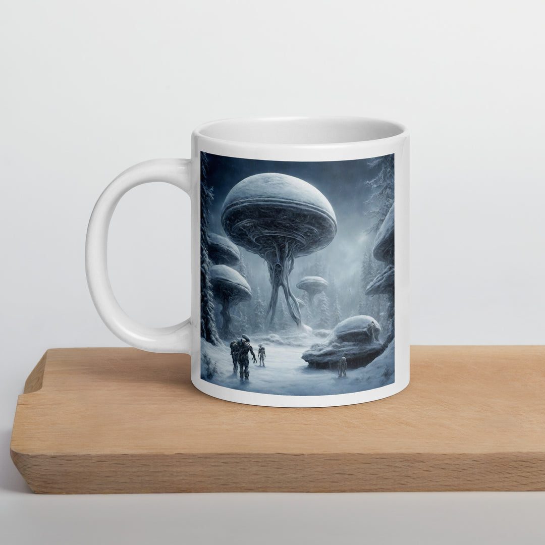 White glossy mug - WhatUWant2Buy