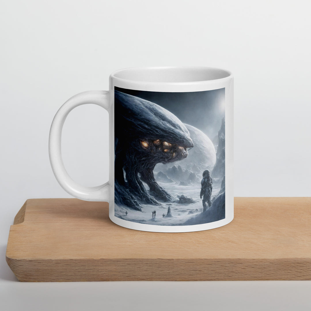 White glossy mug - WhatUWant2Buy