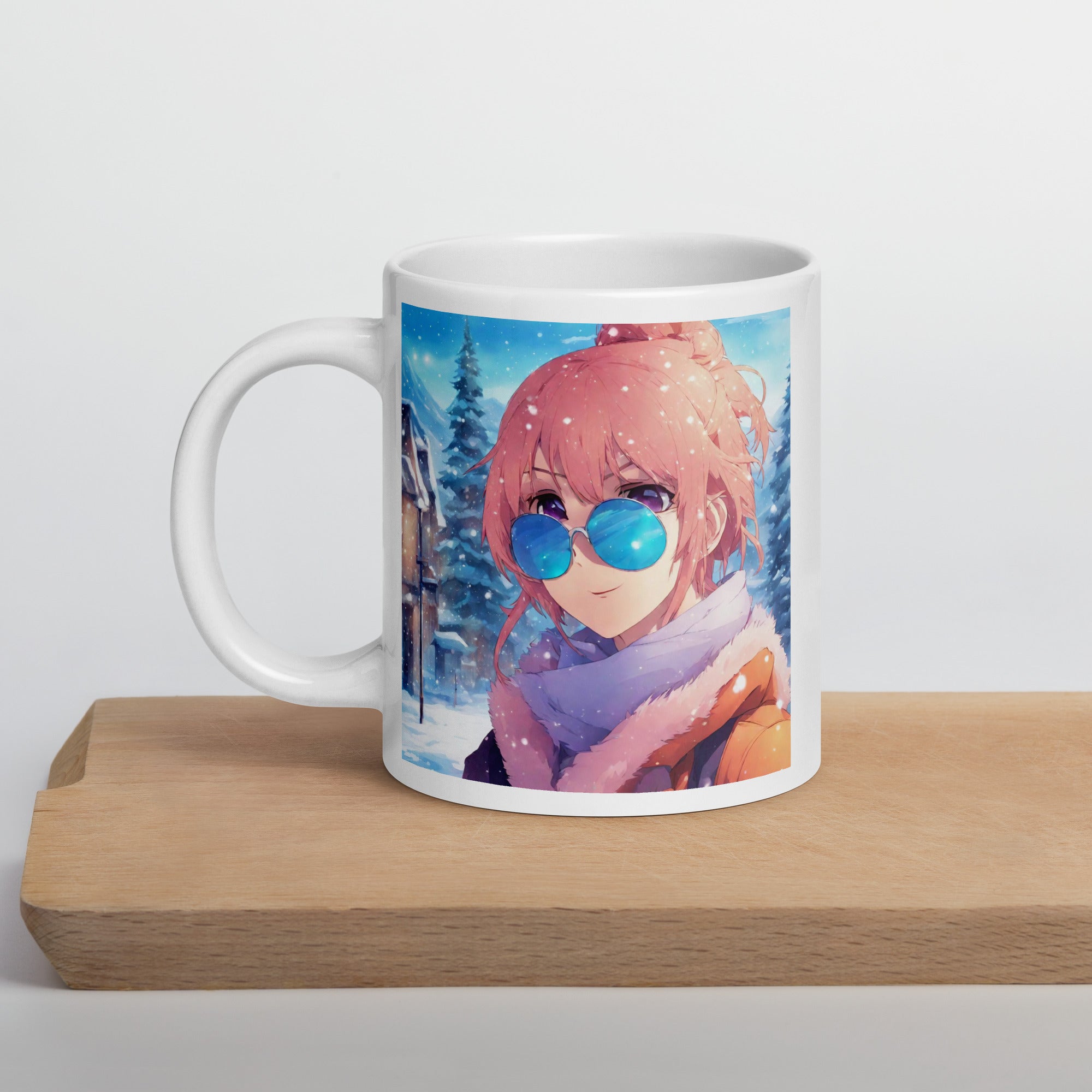 White glossy mug - WhatUWant2Buy