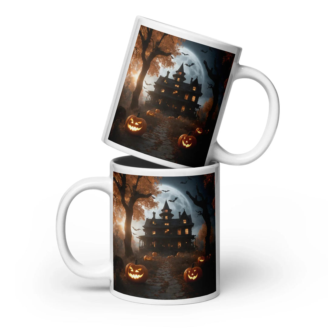 White glossy mug - WhatUWant2Buy