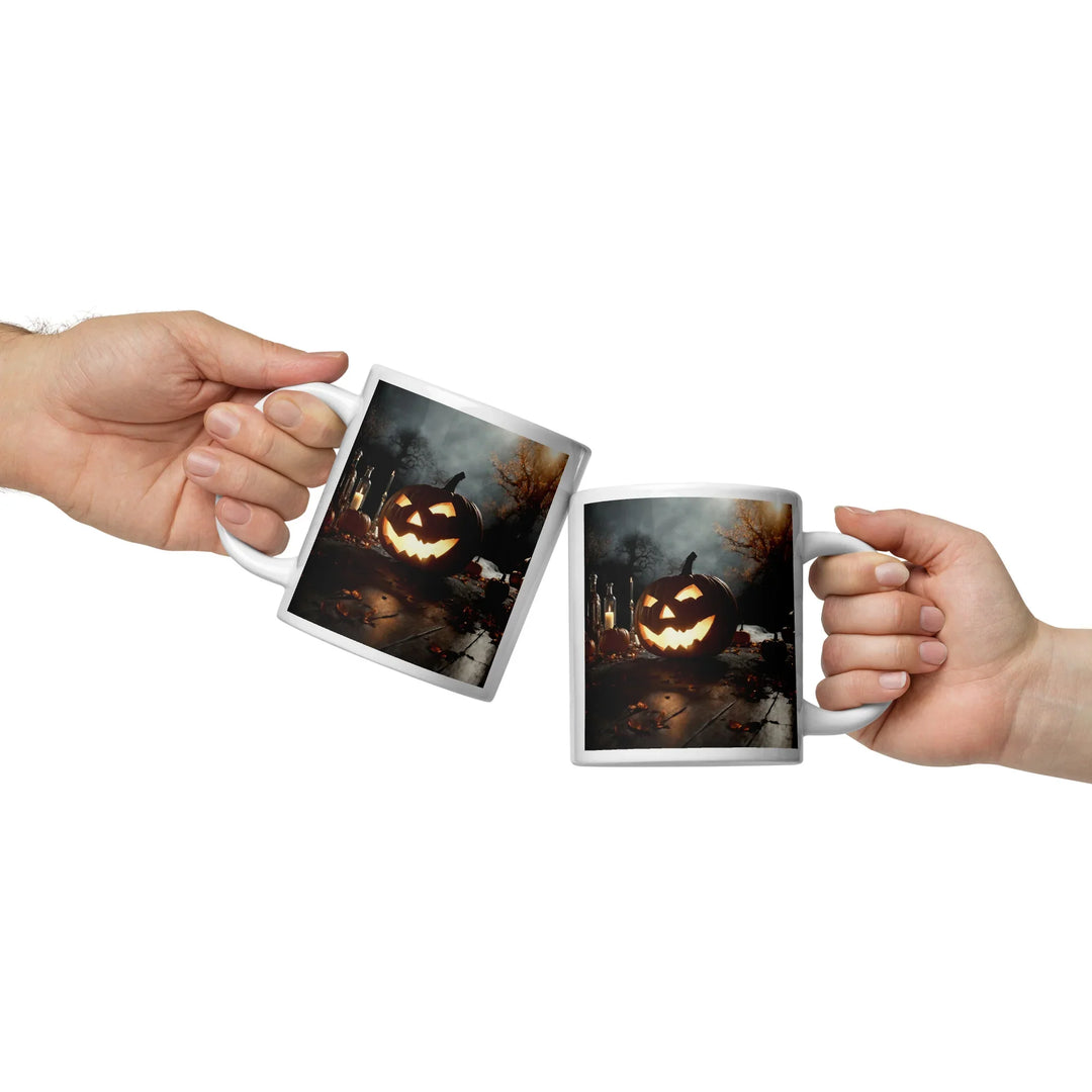 White glossy mug - WhatUWant2Buy