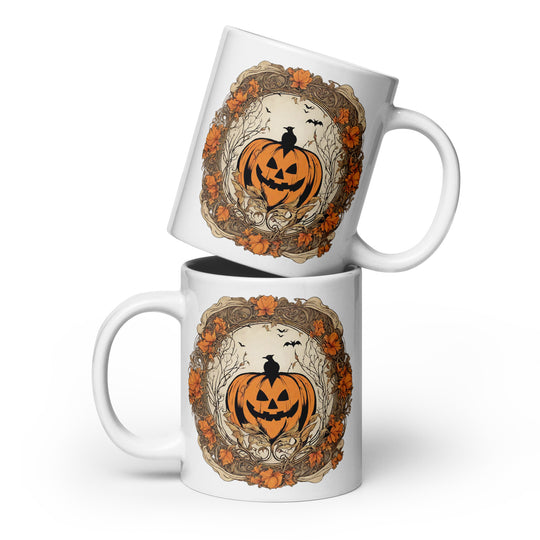 White glossy mug - WhatUWant2Buy