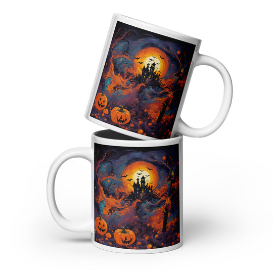 White glossy mug - WhatUWant2Buy