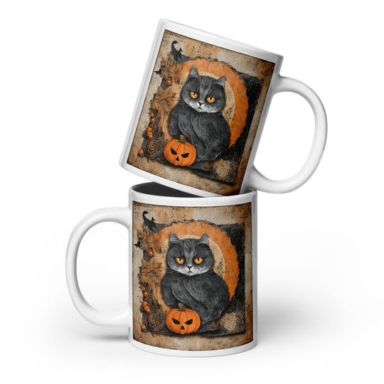 White glossy mug - WhatUWant2Buy